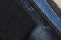 tela de mezclilla de 10 oz con telas elásticas de material de jeans negros de azufre de sombreado cruzado