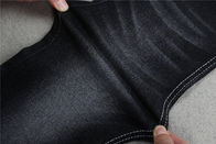 tela estupenda del dril de algodón de los tejanos elásticos del negro del estiramiento 10oz