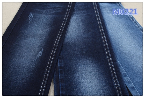62/63" material estirable 11oz Eco de la tela de los vaqueros amistoso