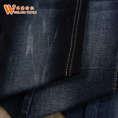 Material del paño de los vaqueros de la tela del dril de algodón de la tela cruzada del algodón el 2% Spandex del 98%