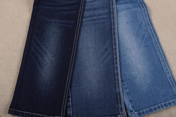 Tela viscosa 58/59" del dril de algodón de Spandex del poliéster del algodón azul marino