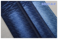 +Blue azul de la tela del jean elastizado del algodón de 8,5 onzas + azul marino colorido impreso floral
