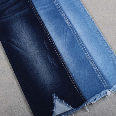 Tela azul marino ligera 59" del jean elastizado anchura para la ropa del bolso