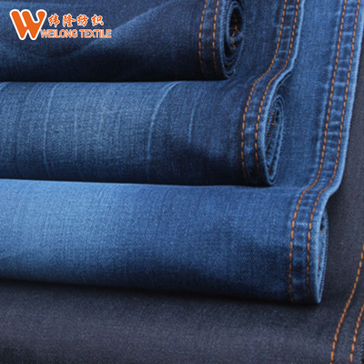 Mercerizando 56" tela del jean elastizado de la anchura 11.3oz para los pantalones de la mujer