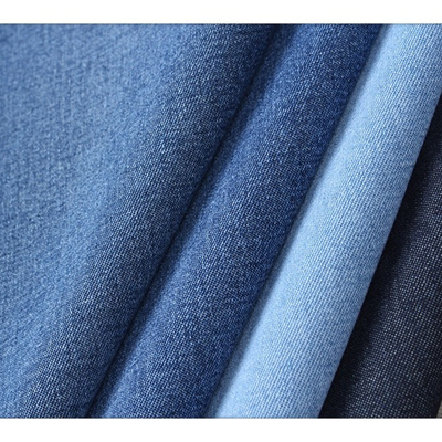63" pantalones azul marino de Jean Fabric For Shirts And del dril de algodón del TC del peso ligero 8oz