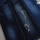 10,5 una vez que tela del jean elastizado de Dualfx de la gata de la marca de rayitas cruzadas para la anchura de los vaqueros el 150cm