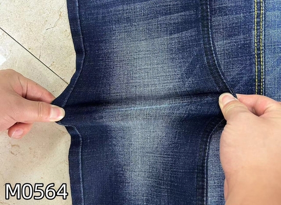 2025 Venta caliente 11 onzas de tejido de denim tejido azul oscuro para jeans