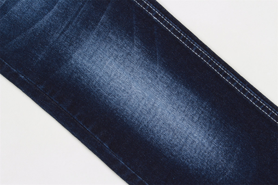 Azul oscuro Tejido de pantalones vaqueros de algodón poliéster