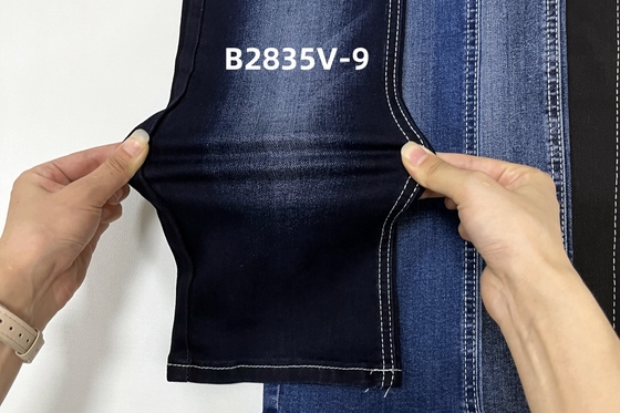 Disponible en tejido de denim de color azul oscuro de peso medio extensible, productos listos para la fabricación de jeans