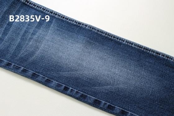 Disponible en tejido de denim de color azul oscuro de peso medio extensible, productos listos para la fabricación de jeans