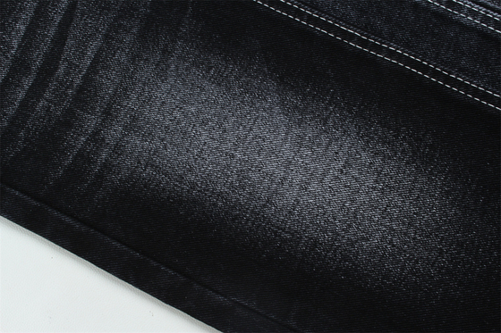 12 oz de tejido negro de denim para hombre Jeans o chaqueta Negro trasero para jeans de marca