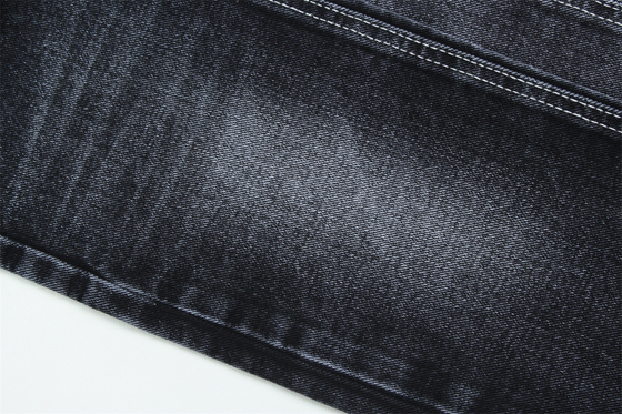 12 oz de tejido negro de denim para hombre Jeans o chaqueta Negro trasero para jeans de marca