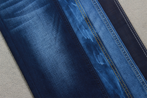 9-10 oz de tejido de denim Tencel para mujeres jeans de alta extensión para jeans de marca de alta calidad de Guangdong China fábrica