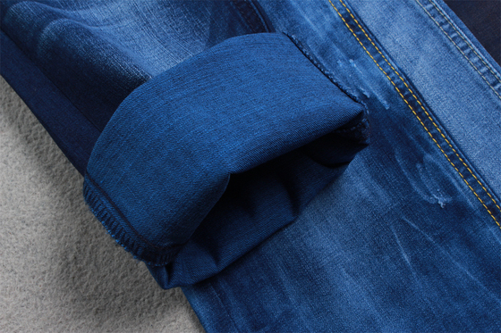9-10 oz de tejido de denim Tencel para mujeres jeans de alta extensión para jeans de marca de alta calidad de Guangdong China fábrica