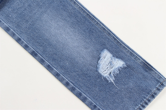 Fabricación a granel de tejidos de denim rígidos de color azul oscuro de algodón 100% para la fabricación de jeans