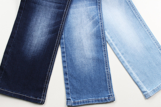 8.7 oz de tejido de denim de estiramiento bajo para hombre pantalones cortos con barra de warp