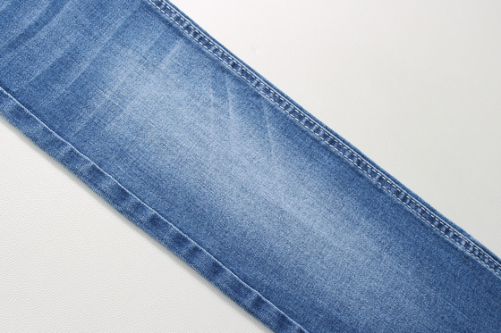 8.7 oz de tejido de denim de estiramiento bajo para hombre pantalones cortos con barra de warp