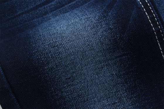 12 oz precio fuerte tejido de denim de bajo estiramiento para el trabajo del hombre usar jeans negro trasero precio competitivo de Weilong Textile