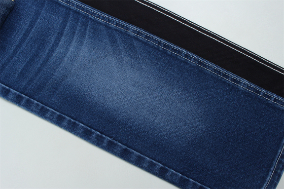 12 oz precio fuerte tejido de denim de bajo estiramiento para el trabajo del hombre usar jeans negro trasero precio competitivo de Weilong Textile