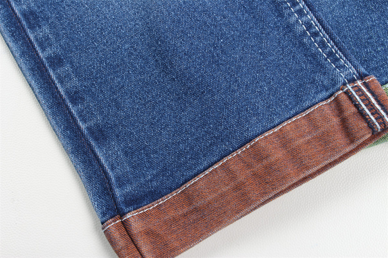 Por mayor 10 oz colorido de la parte trasera tejido de denim para los jeans