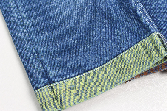 Por mayor 10 oz colorido de la parte trasera tejido de denim para los jeans