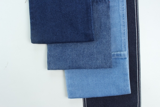 11 oz 100% de algodón azul oscuro tejido rígido de jeans
