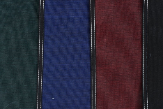 11.5 oz negro y colorido trasero de tela de jeans de doble capa