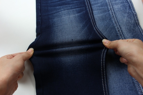 11.5 Oz Azul y Azul la parte trasera de doble capa de tejido de jeans denim