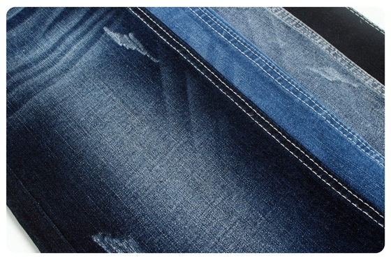 Tejido de denim de estiramiento para pantalones largos Spandex alto
