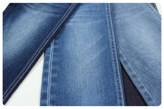 Tejido de denim de estiramiento para pantalones largos Spandex alto