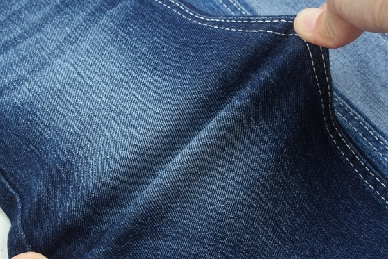 Tejido de denim de estiramiento para pantalones largos Spandex alto