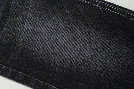 11 Oz Warp Slub Tejido negro de denim para hombre Jeans de estiramiento alto India estilo de mercado Venta caliente