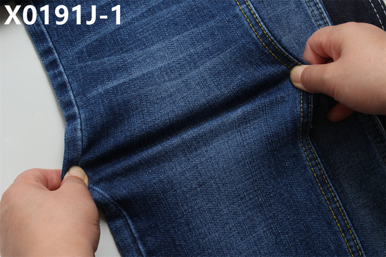 11 Oz Cross Slub Tejido de denim azul oscuro para hombre Jeans de estiramiento alto estilo de mercado de la India Tejido de venta caliente