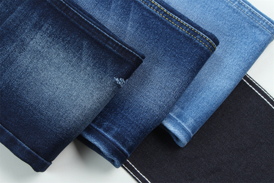 12 oz de jeans de hombre con estiramiento bajo de tejido de denim para el invierno jeans de estilo áspero