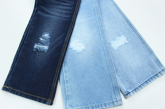 14 oz de tejido de denim azul oscuro rígido 100% algodón fresco algodón para el estilo de la marca jeans estilo amigo del chico