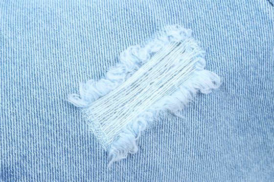 14 oz de tejido de denim azul oscuro rígido 100% algodón fresco algodón para el estilo de la marca jeans estilo amigo del chico