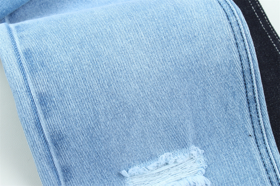 14 oz de tejido de denim azul oscuro rígido 100% algodón fresco algodón para el estilo de la marca jeans estilo amigo del chico