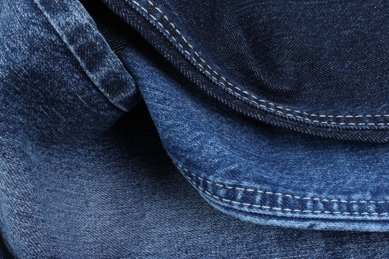 11.2 oz de tejido de algodón azul oscuro para jeans