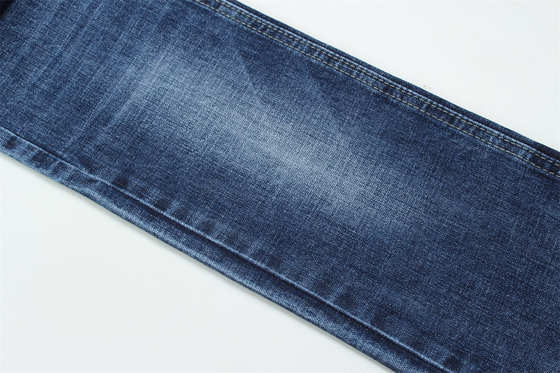 10.8 Una vez de la más alta calidad Crosshatch Slub Stretch Denim Tejido para hombres Jeans