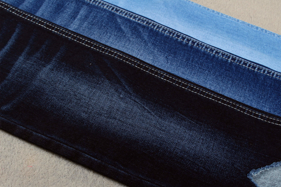 Tejido de denim de color azul índigo de alto estiramiento para jeans