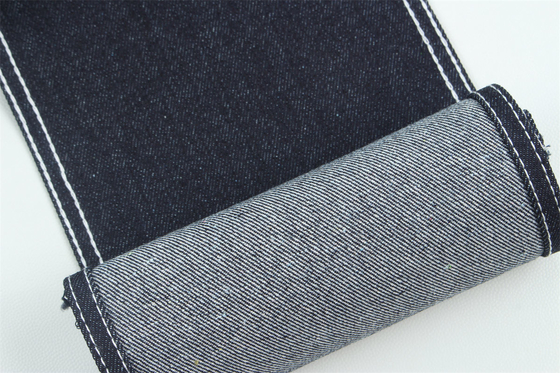 190cm 14oz 100% de algodón azul índigo tejido rígido de denim para vaqueros Eco amigable