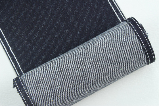 Tejido de algodón poliéster rígido para jeans