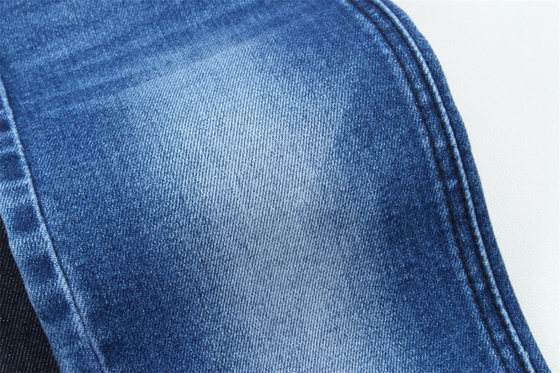 Tejido de poliéster de algodón de doble núcleo de pantalones vaqueros de spandex