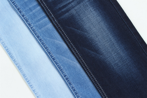 10 Una vez Dobby algodón poliéster espandéx estirante jacquard tejido de denim para jeans