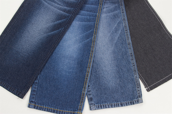 Peso ligero 7.5 Una vez 190 Cm 100% algodón jeans rígidos camisetas de denim tela
