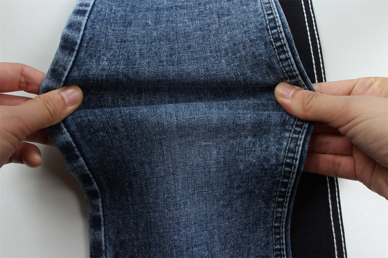 Tejido de algodón poliéster rayón elastano estiramiento denim para hombres jeans