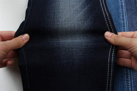 12 Una vez más de la más alta calidad de algodón de estiramiento de tejido de denim para hombres jeans