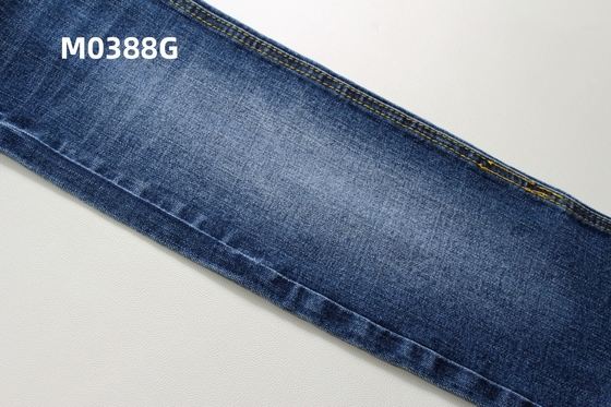 11.5 oz Azul oscuro y crosshatch Slub tejido jeans de denim Tejido de acabado normal