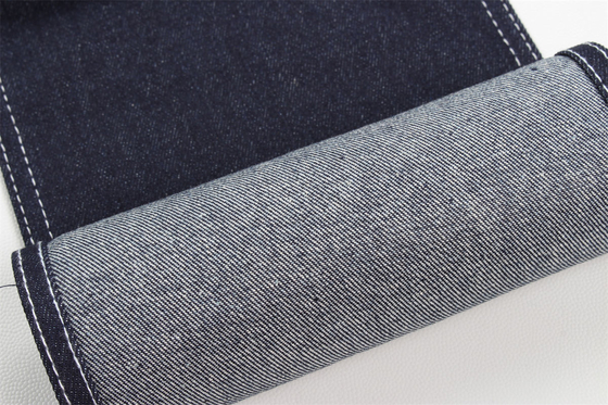 190cm Indigo azul de algodón poliéster de tejido rígido de denim para jeans