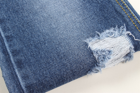 190cm Indigo azul de algodón poliéster de tejido rígido de denim para jeans